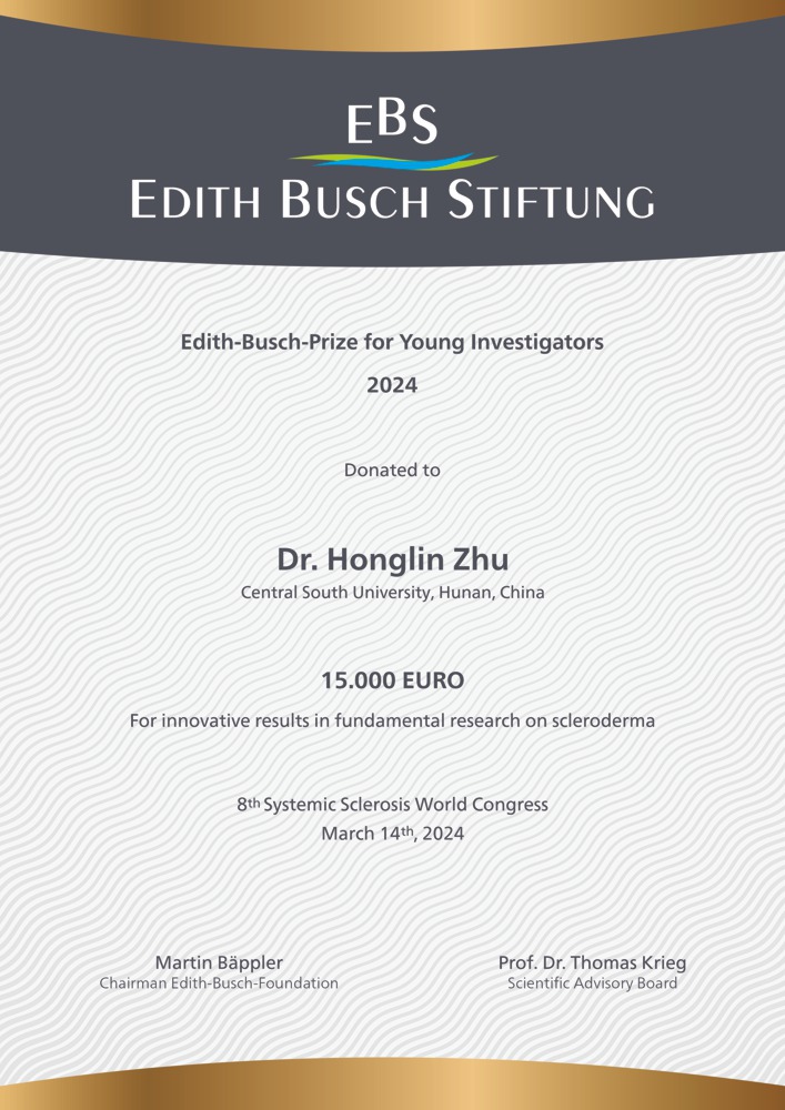 Edith-Busch-Prize for Young Investigators 2024